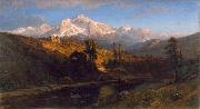 William Keith Mono Pass, Sierra Nevada Mountains, California oil painting artist
